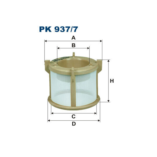 PK 937/7 - Bränslefilter 