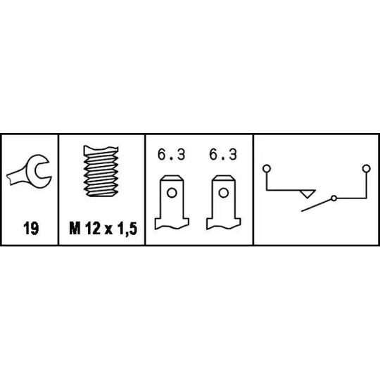 6ZF 004 847-001 - Lüliti, tagurdustuli 