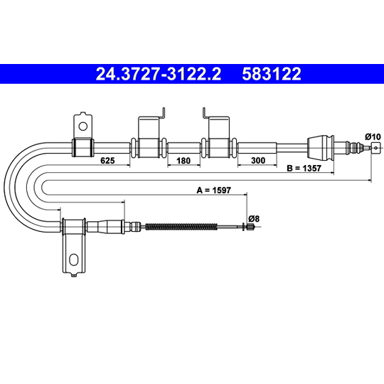 24.3727-3122.2 - Vaijeri, seisontajarru 