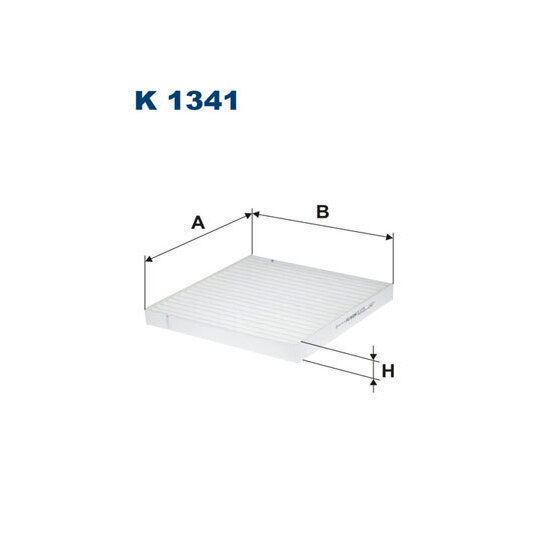 K 1341 - Filter, interior air 