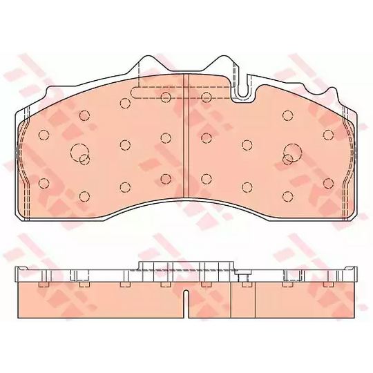 GDB5104 - Brake Pad Set, disc brake 