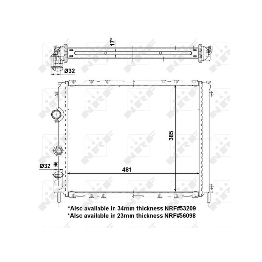 56099 - Radiator, engine cooling 