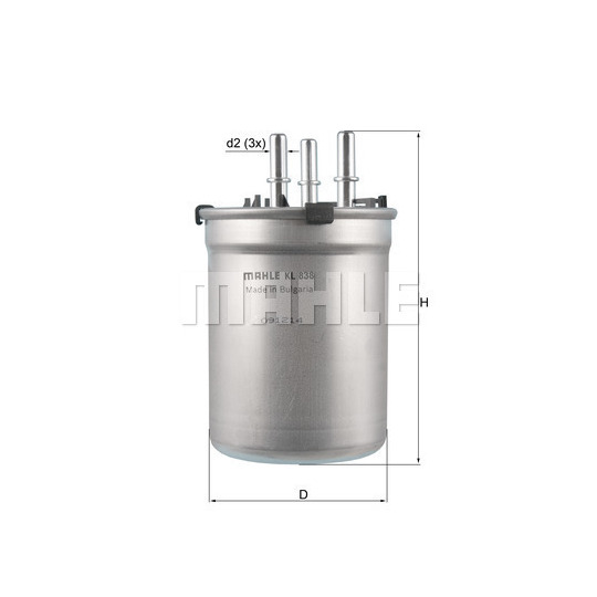 KL 838 - Fuel filter 