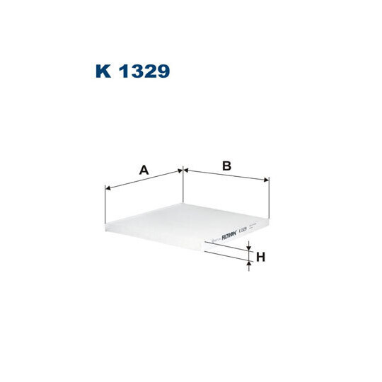K 1329 - Filter, interior air 