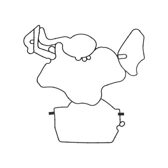 122.472 - Gasket, housing cover (crankcase) 