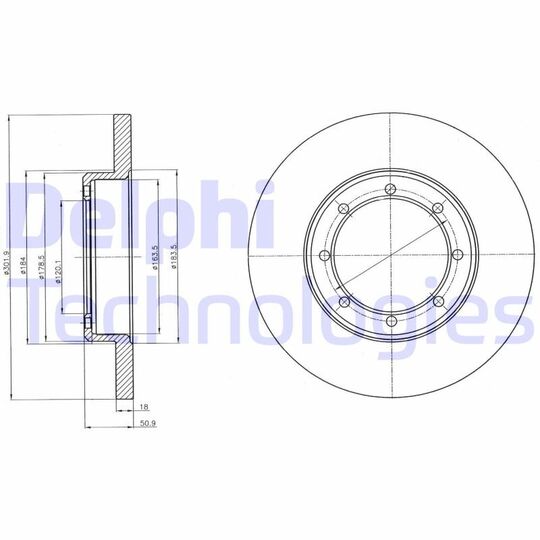 BG4344 - Brake Disc 