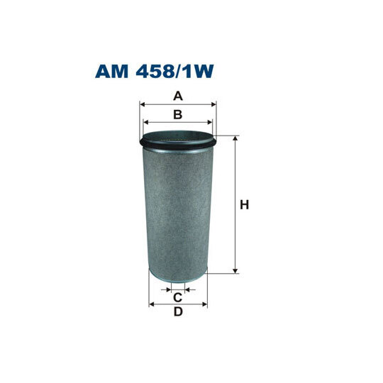 AM 458/1W - Sekundärluftfilter 
