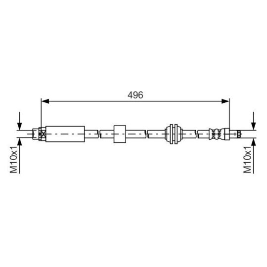 1 987 481 590 - Brake Hose 