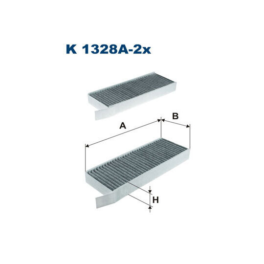 K 1328A-2x - Filter, interior air 