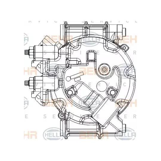 8FK 351 334-441 - Kompressor, kliimaseade 