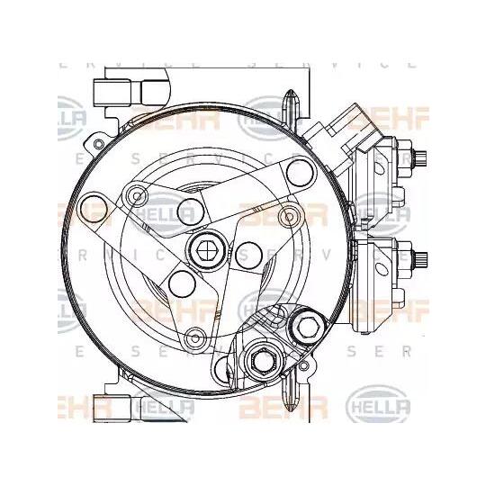 8FK 351 334-441 - Kompressor, kliimaseade 