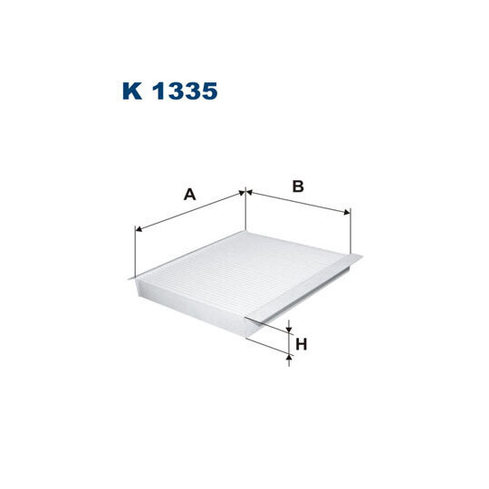 K 1335 - Filter, interior air 