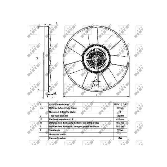 49545 - Clutch, radiator fan 