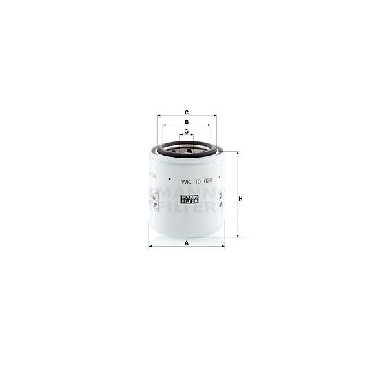 WK 10 020 - Fuel filter 