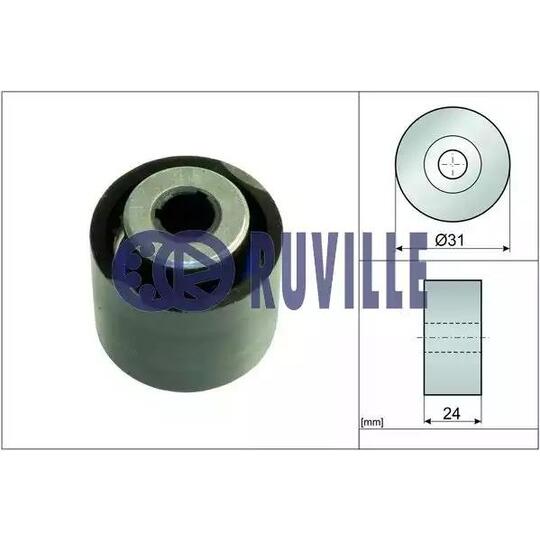56678 - Deflection/Guide Pulley, timing belt 
