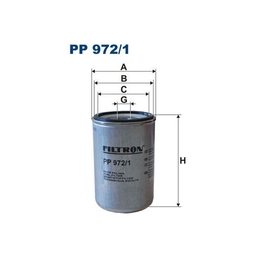 PP 972/1 - Fuel filter 