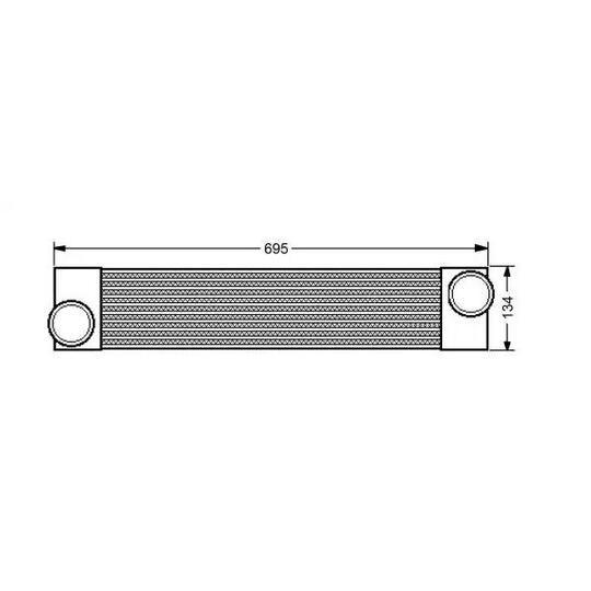 30550 - Intercooler, charger 