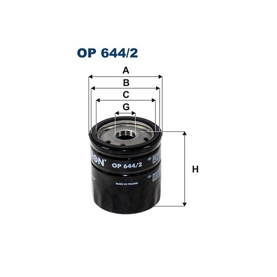 OP 644/2 - Oil filter 