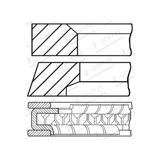 08-433700-00 - Piston Ring Kit 