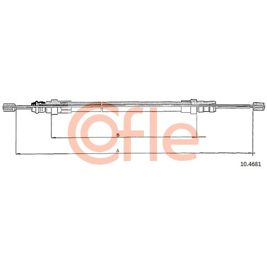 10.4681 - Cable, parking brake 