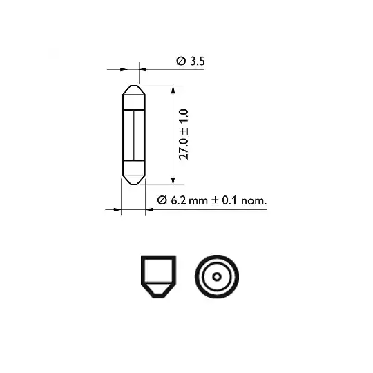 12818CP - Bulb 