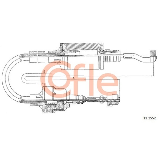 11.2552 - Clutch Cable 