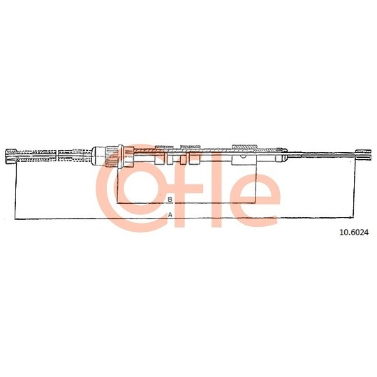 10.6024 - Cable, parking brake 