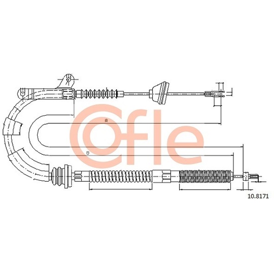 10.8171 - Cable, parking brake 