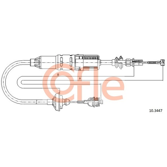 10.3447 - Clutch Cable 
