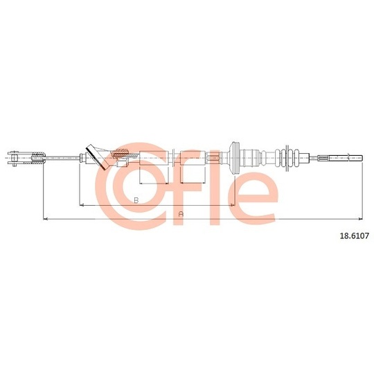 18.6107 - Clutch Cable 