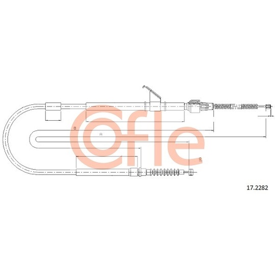 17.2282 - Cable, parking brake 