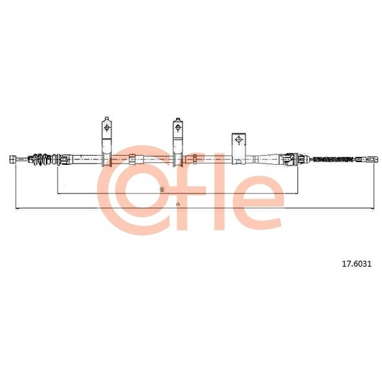 17.6031 - Cable, parking brake 
