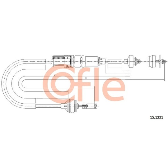 15.1221 - Clutch Cable 