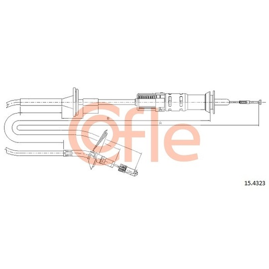 15.4323 - Clutch Cable 