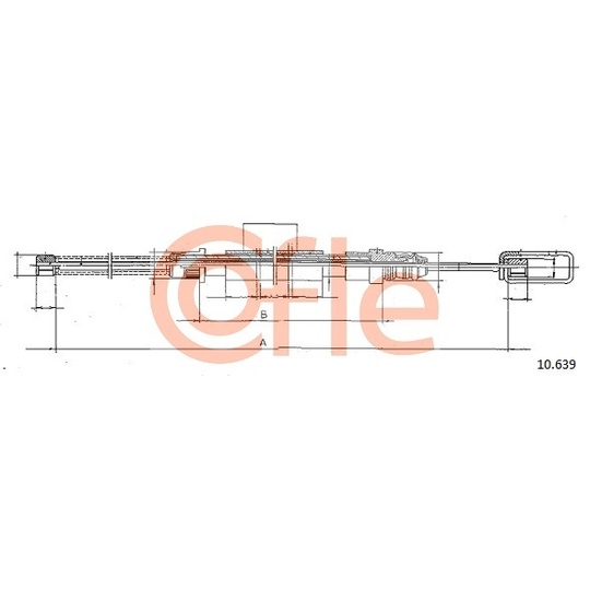 10.639 - Cable, parking brake 