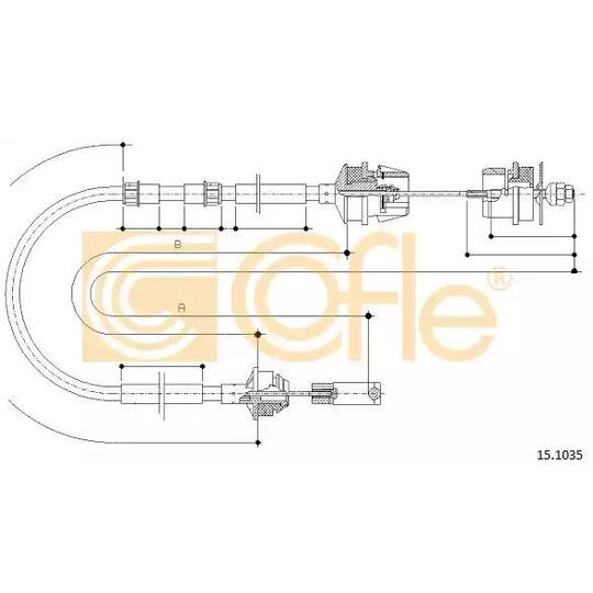 15.1035 - Clutch Cable 