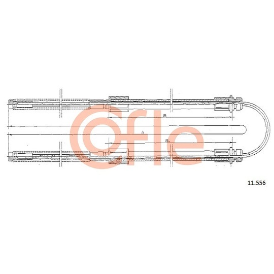 11.556 - Cable, parking brake 