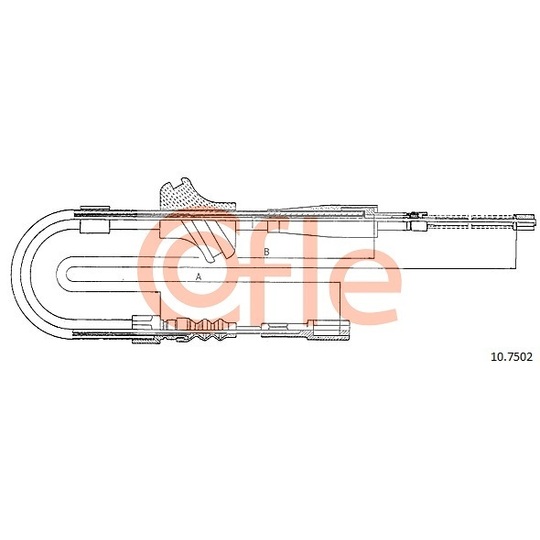 10.7502 - Cable, parking brake 