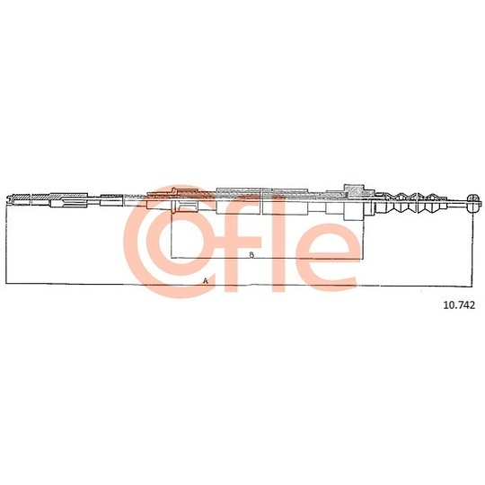 10.742 - Cable, parking brake 