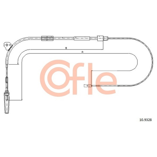 10.9328 - Cable, parking brake 