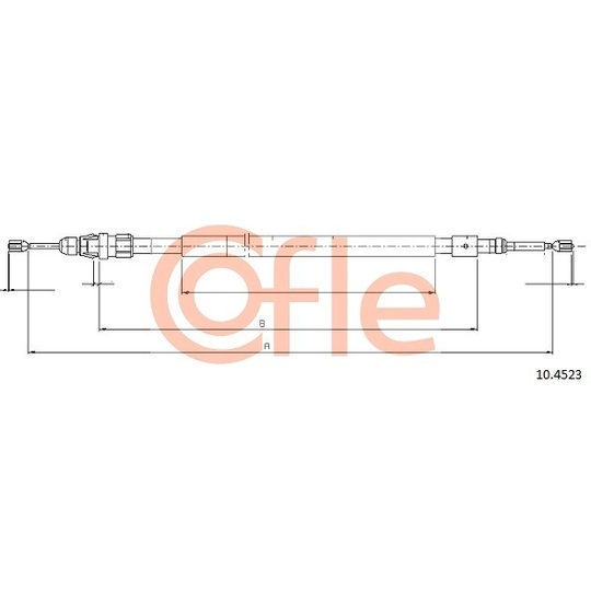 10.4523 - Cable, parking brake 