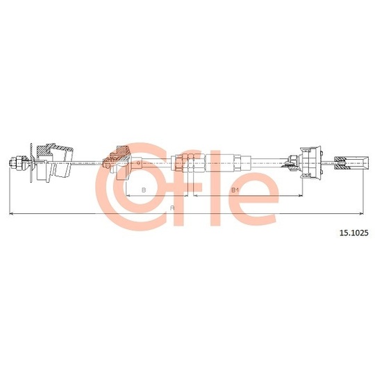 15.1025 - Clutch Cable 