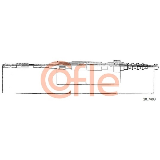 10.7403 - Cable, parking brake 