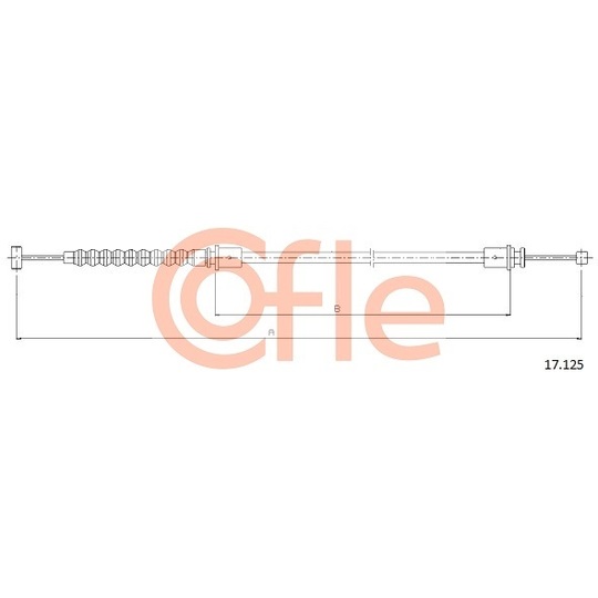 17.125 - Cable, parking brake 