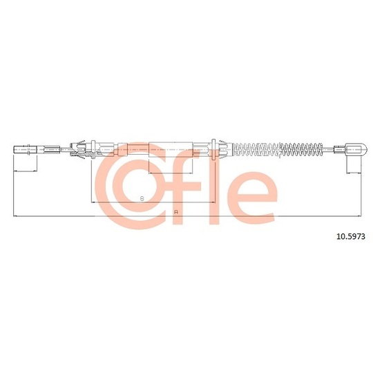 10.5973 - Cable, parking brake 