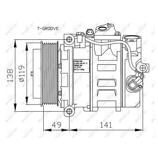 32215G - Kompressori, ilmastointilaite 