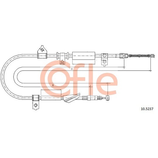 10.5237 - Cable, parking brake 