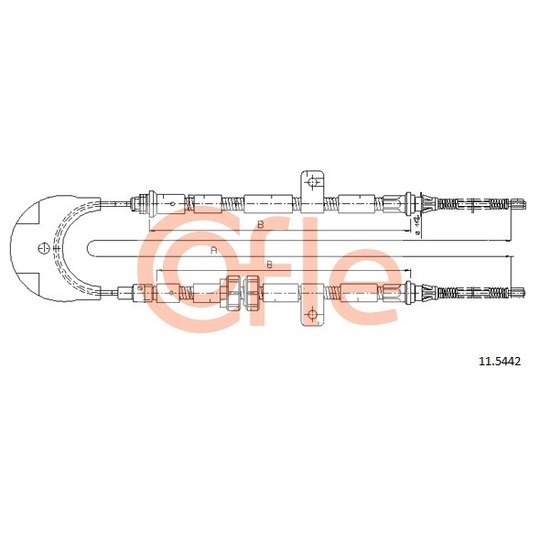 11.5442 - Cable, parking brake 