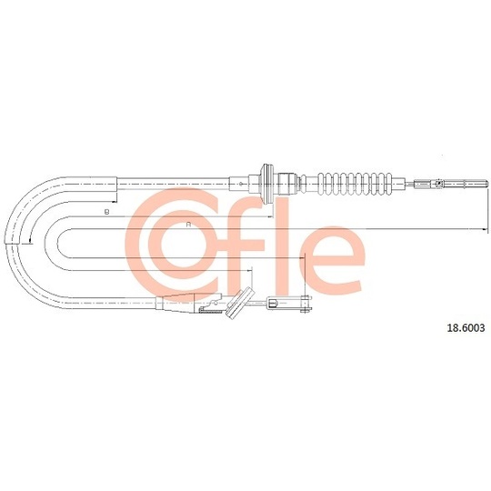 18.6003 - Clutch Cable 