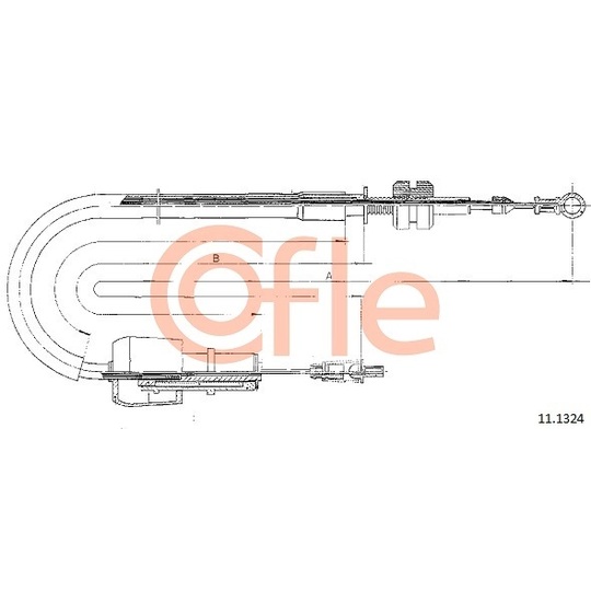 11.1324 - Accelerator Cable 